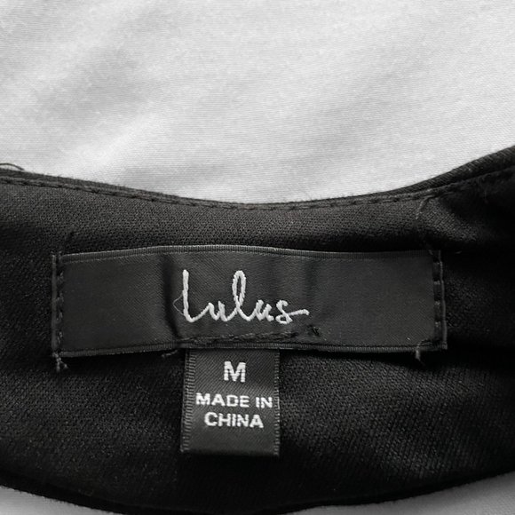 Lulu's Women Cutout and About Black Skater Dress (M) - Picture 6 of 6